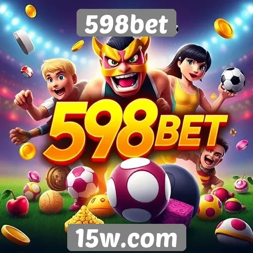 Variedade de jogos disponíveis na plataforma 598bet